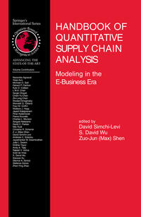Vorderes Coverbild Handbook of Quantitative Supply Chain Analysis