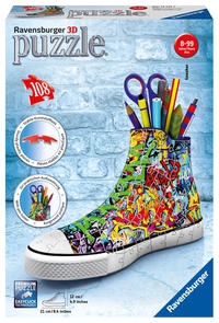 Vorderes Coverbild 3D Puzzle Sneaker Graffiti