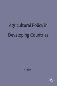 Vorderes Coverbild Agricultural Policy in Developing Countries