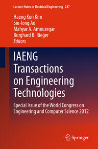 Vorderes Coverbild IAENG Transactions on Engineering Technologies