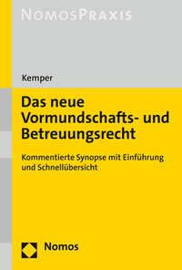 Vorderes Coverbild Das neue Vormundschafts- und Betreuungsrecht