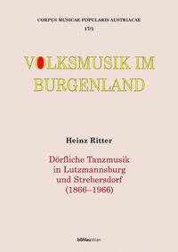 Vorderes Coverbild Corpus musicae popularis Austriacae - Volksmusik im Burgenland