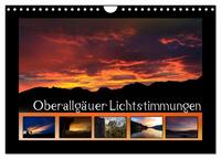 Vorderes Coverbild Oberallgäuer Lichtstimmungen (Wandkalender 2025 DIN A4 quer), CALVENDO Monatskalender