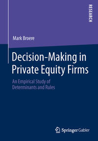 Vorderes Coverbild Decision-Making in Private Equity Firms