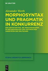 Vorderes Coverbild Morphosyntax und Pragmatik in Konkurrenz
