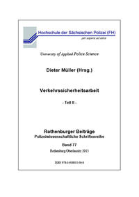 Vorderes Coverbild Verkehrssicherheitsarbeit