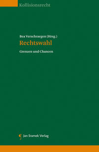 Vorderes Coverbild Rechtswahl