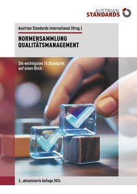 Vorderes Coverbild Normensammlung Qualitätsmanagement