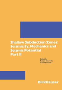 Vorderes Coverbild Shallow Subduction Zones: Seismicity, Mechanics and Seismic Potential