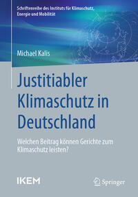 Vorderes Coverbild Justitiabler Klimaschutz in Deutschland