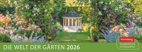 Vorderes Coverbild Die Welt der Gärten Premium-Tischplaner 2026 - Wochenkalender mit 53 Fotografien