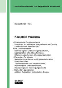 Vorderes Coverbild Komplexe Variablen