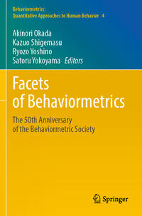 Vorderes Coverbild Facets of Behaviormetrics
