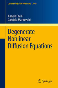 Vorderes Coverbild Degenerate Nonlinear Diffusion Equations