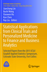 Vorderes Coverbild Statistical Applications from Clinical Trials and Personalized Medicine to Finance and Business Analytics
