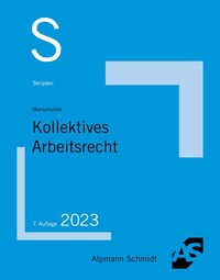 Vorderes Coverbild Skript Kollektives Arbeitsrecht