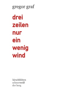 Vorderes Coverbild drei zeilen nur ein wenig wind