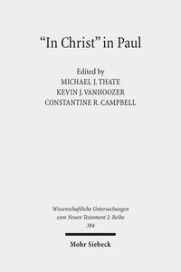 Vorderes Coverbild "In Christ" in Paul