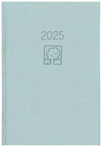 Vorderes Coverbild Zettler - Buchkalender 2025 grau, 14,5x21cm, Taschenkalender mit 392 Seiten im wattiertem Kunststoffeinband, 1 Woche auf 1 Seite, Tages- und Wochenzählung und internationales Kalendarium