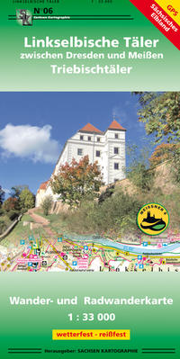 Vorderes Coverbild Linkselbische Täler zwischen Dresden und Meißen