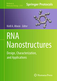 Vorderes Coverbild RNA Nanostructures