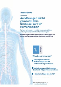 Vorderes Coverbild Aufklärungen leicht gemacht: Mit Erfolg zur FSP Humanmedizin
