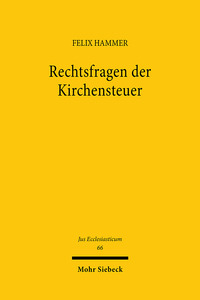 Vorderes Coverbild Rechtsfragen der Kirchensteuer