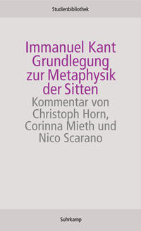Vorderes Coverbild Grundlegung zur Metaphysik der Sitten