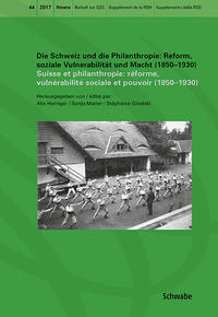 Vorderes Coverbild Die Schweiz und die Philanthropie Suisse et philanthropie