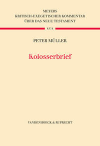 Vorderes Coverbild Kolosserbrief