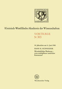 Vorderes Coverbild Wirtschaftliches Wachstum — trotz erschöpfbarer natürlicher Ressourcen?