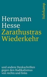 Vorderes Coverbild Zarathustras Wiederkehr