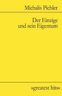 Vorderes Coverbild Der Einzige und sein Eigentum