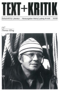 Vorderes Coverbild Thomas Kling