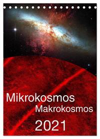 Vorderes Coverbild Mikrokosmos – Makrokosmos (Tischkalender 2025 DIN A5 hoch), CALVENDO Monatskalender