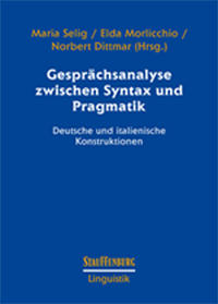 Vorderes Coverbild Gesprächsanalyse zwischen Syntax und Pragmatik