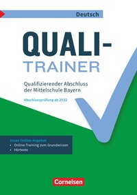 Vorderes Coverbild Abschlussprüfungstrainer Deutsch - Bayern - 9. Jahrgangsstufe