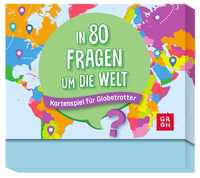 Vorderes Coverbild In 80 Fragen um die Welt - Kartenspiel für Globetrotter