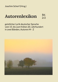 Vorderes Coverbild Autorenlexikon geistlicher Lyrik deutscher Sprache, Band 2