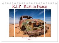 Vorderes Coverbild R.I.P. Rust in Peace - Marodes in der Wüste Namibias (Tischkalender 2025 DIN A5 quer), CALVENDO Monatskalender