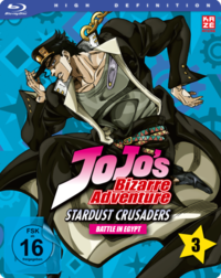 Vorderes Coverbild Jojo's Bizarre Adventure - 2. Staffel - Blu-ray Vol. 3 (Episoden 25-36) [2 Blu-rays]