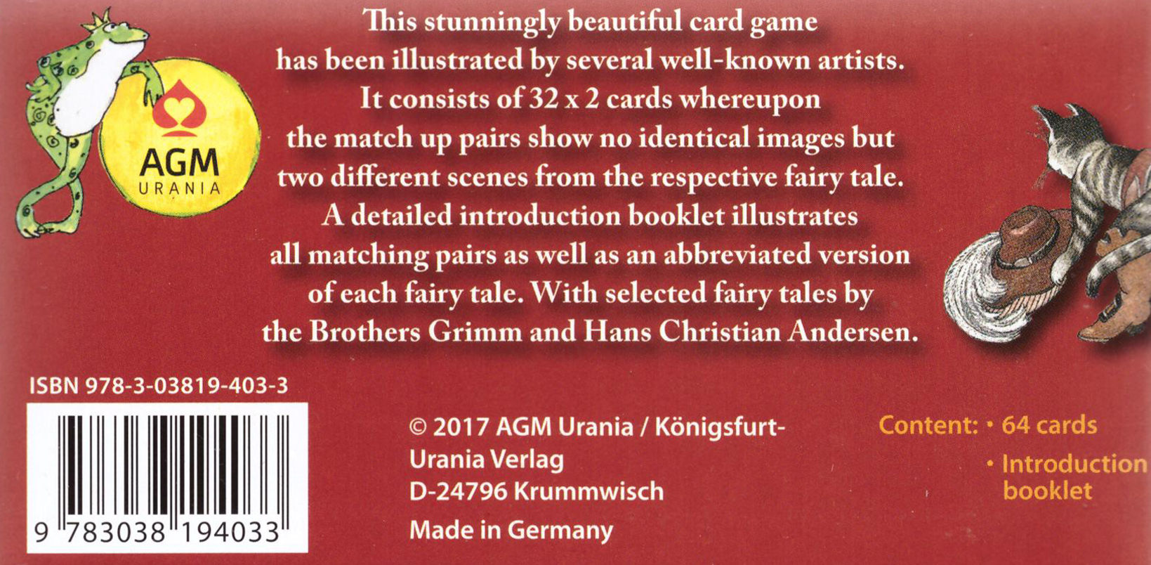 Rückseitencover Fairy Tale Cards Matching Game GB