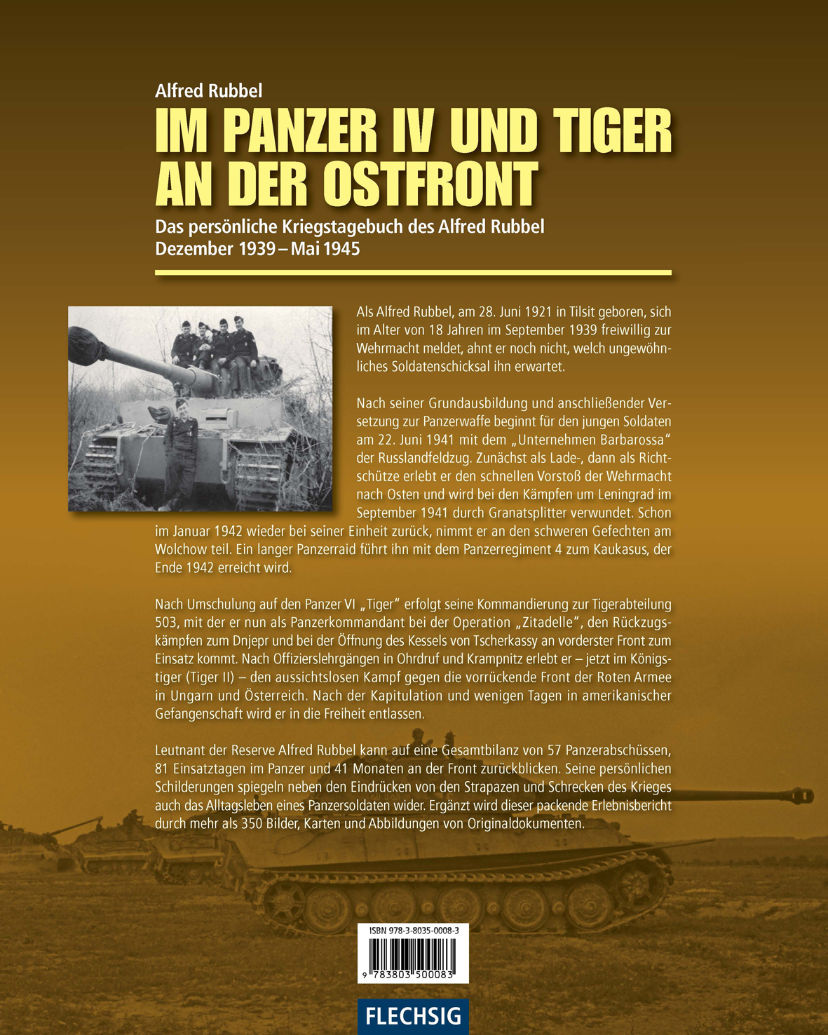 Rückseitencover Im Panzer IV und Tiger an der Ostfront