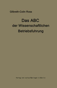 Vorderes Coverbild Das ABC der wissenschaftlichen Betriebsführung