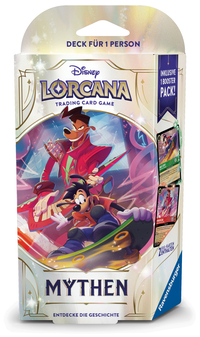 Vorderes Coverbild Disney Lorcana TCG: Mythen - Einzelspieler Deck Smaragd und Rubin (Deutsch)