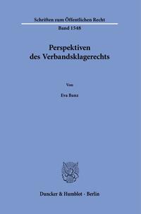 Vorderes Coverbild Perspektiven des Verbandsklagerechts