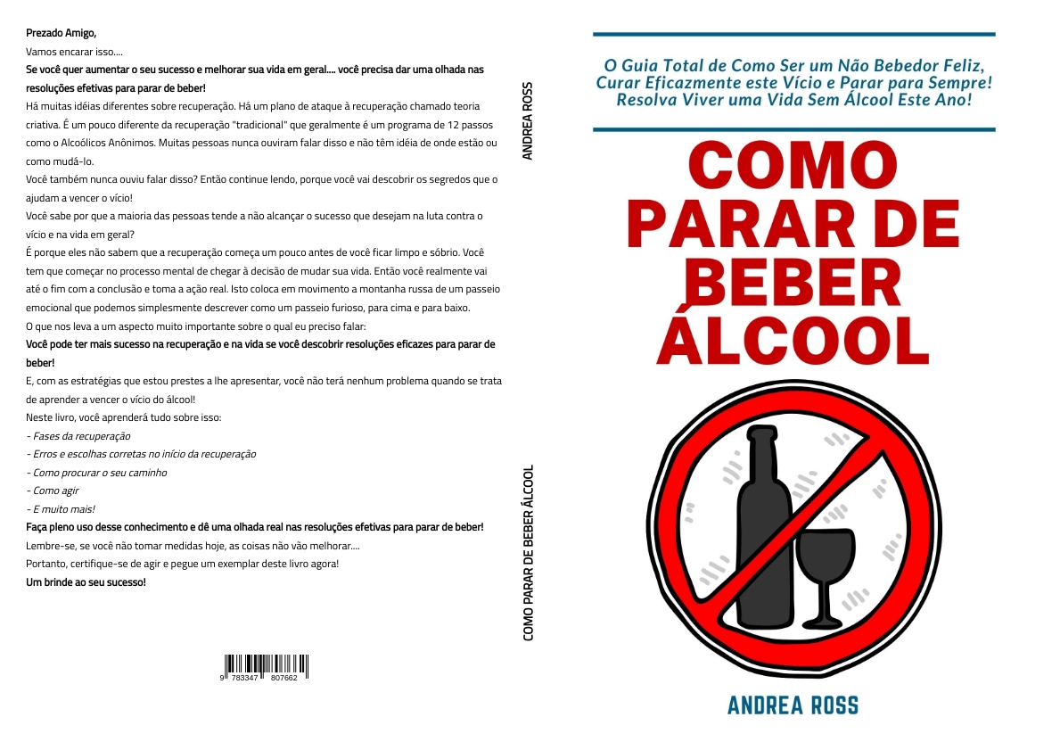 Gesamtes Coverbild Como Parar de Beber Álcool