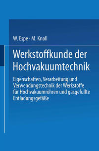 Vorderes Coverbild Werkstoffkunde der Hochvakuumtechnik