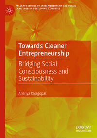 Vorderes Coverbild Towards Cleaner Entrepreneurship