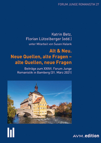 Vorderes Coverbild Alt & Neu. Neue Quellen, alte Fragen – alte Quellen, neue Fragen